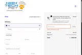 High Tech Pet coupon verification screenshot