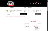 Hilands Cigars coupon verification screenshot