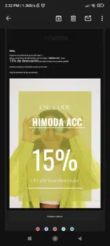 himodaacc coupon verification screenshot