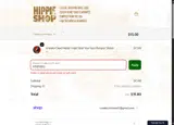 KINDNESS coupon verification screenshot