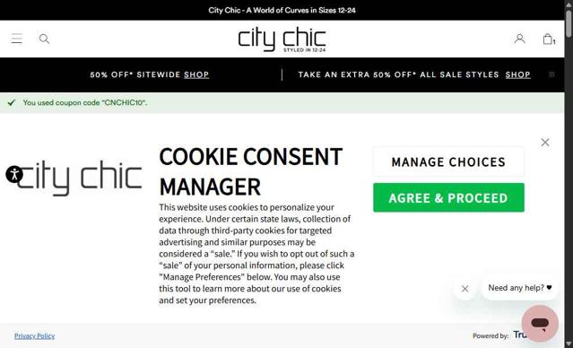 Hips & Curves checkout page showing Hips & Curves promo code box | Screenshot taken by SimplyCodes community member on Jun 27, 2025