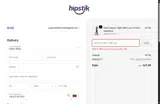 hipstik10 coupon verification screenshot