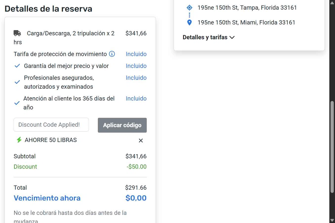 HireAHelper checkout page showing HireAHelper discount code box | Screenshot taken by SimplyCodes community member on Nov 9, 2025