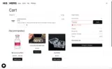 His & Hers coupon verification screenshot