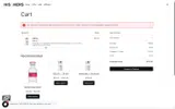 His & Hers coupon verification screenshot