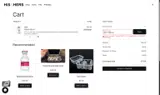 His & Hers coupon verification screenshot