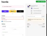 Hismile Teeth Int coupon verification screenshot
