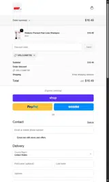 WELCOME785 coupon verification screenshot
