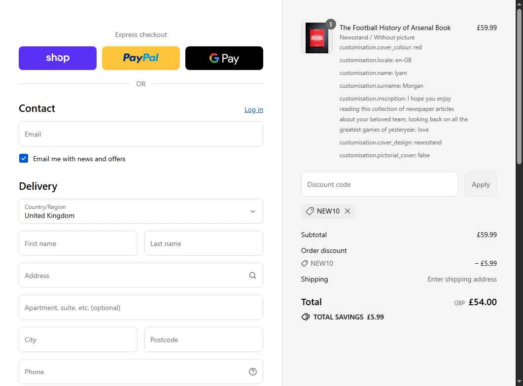 Historic Newspapers checkout page showing Historic Newspapers promo code box | Screenshot taken by SimplyCodes community member on Sep 8, 2025