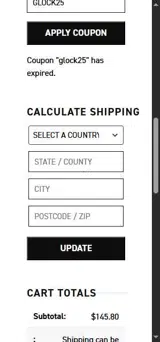 Hi-Viz coupon verification screenshot