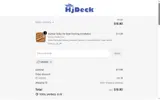 HjDeck coupon verification screenshot