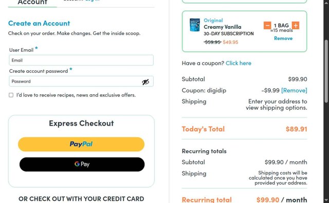 HLTH Code checkout page showing HLTH Code promo code box | Screenshot taken by SimplyCodes community member on Aug 15, 2025