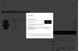 H&M coupon verification screenshot
