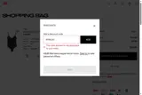 H&M coupon verification screenshot