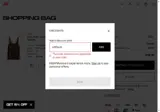 H&M coupon verification screenshot