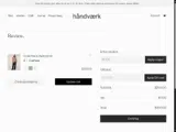 Handvaerk coupon verification screenshot