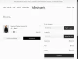 Handvaerk coupon verification screenshot