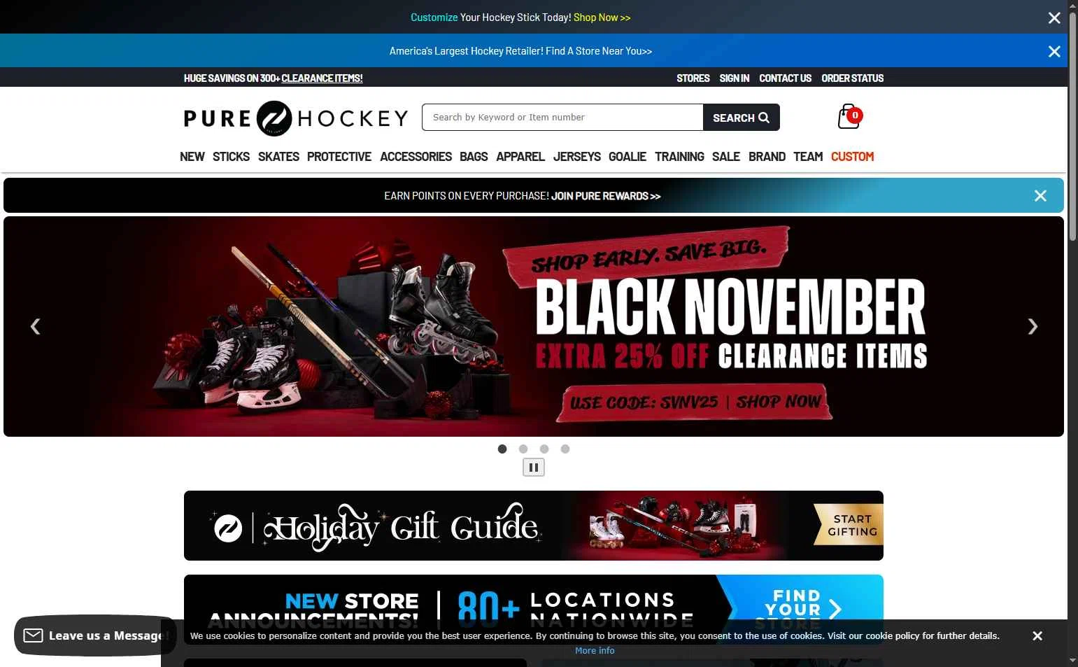 Hockey Giant checkout page showing Hockey Giant promo code box | Screenshot taken by SimplyCodes community member on Oct 31, 2025