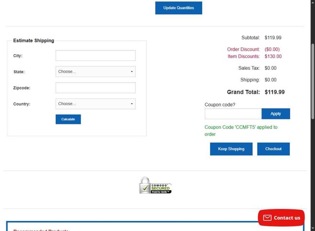 Hockey World checkout page showing Hockey World promo code box | Screenshot taken by SimplyCodes community member on Aug 16, 2025