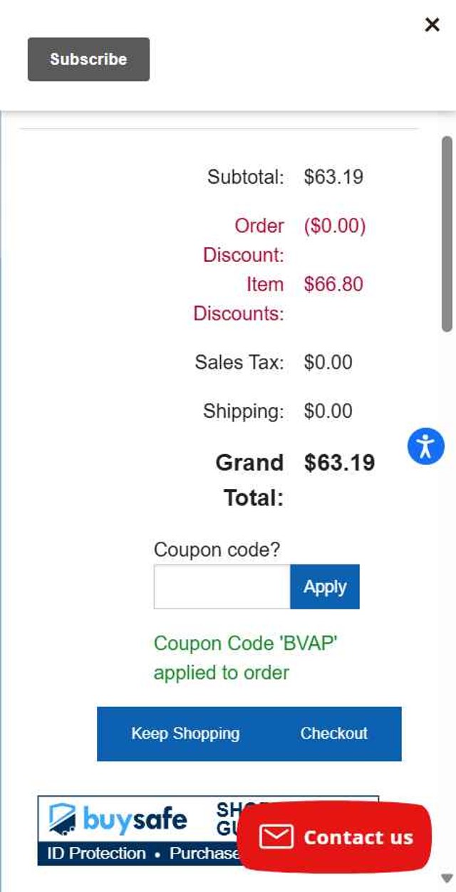 Hockey World checkout page showing Hockey World promo code box | Screenshot taken by SimplyCodes community member on Jul 23, 2025