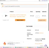 welconmipp10$ coupon verification screenshot