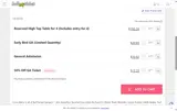 HoldMyTicket coupon verification screenshot