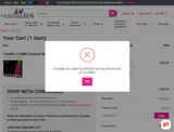 GLOW2025 coupon verification screenshot