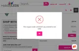 LIGHTS25 coupon verification screenshot