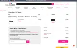 WELCOME coupon verification screenshot