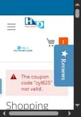 Hollywood Diet coupon verification screenshot