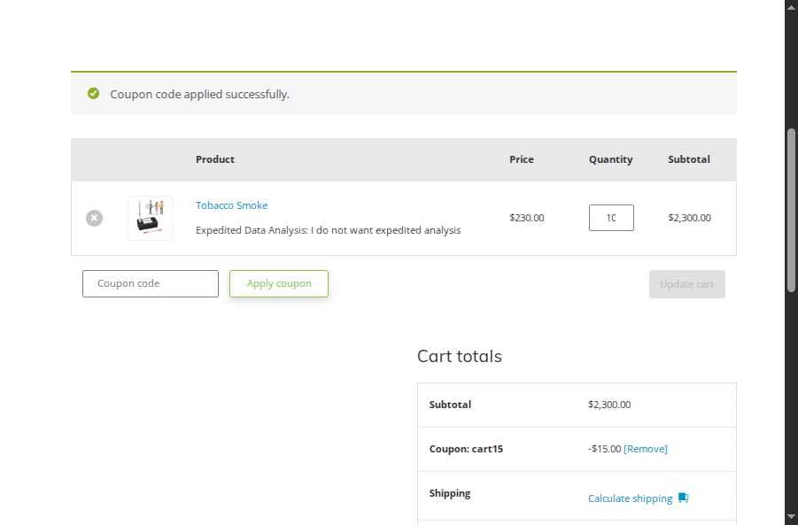 Home Air Check checkout page showing Home Air Check promo code box | Screenshot taken by SimplyCodes community member on Aug 26, 2025
