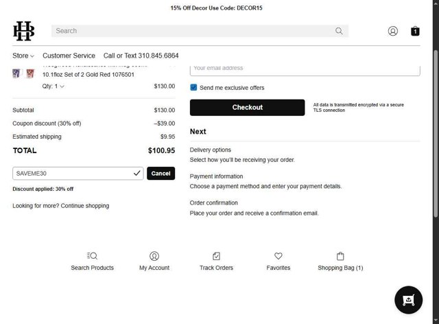 HomeBello checkout page showing HomeBello promo code box | Screenshot taken by SimplyCodes community member on Jul 16, 2025