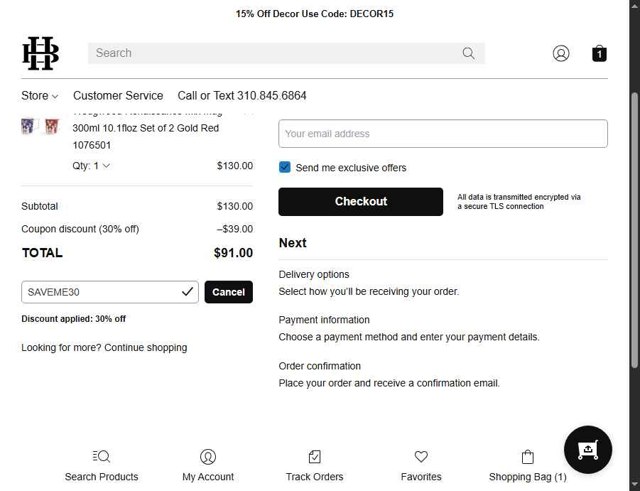 HomeBello checkout page showing HomeBello promo code box | Screenshot taken by SimplyCodes community member on Aug 14, 2025
