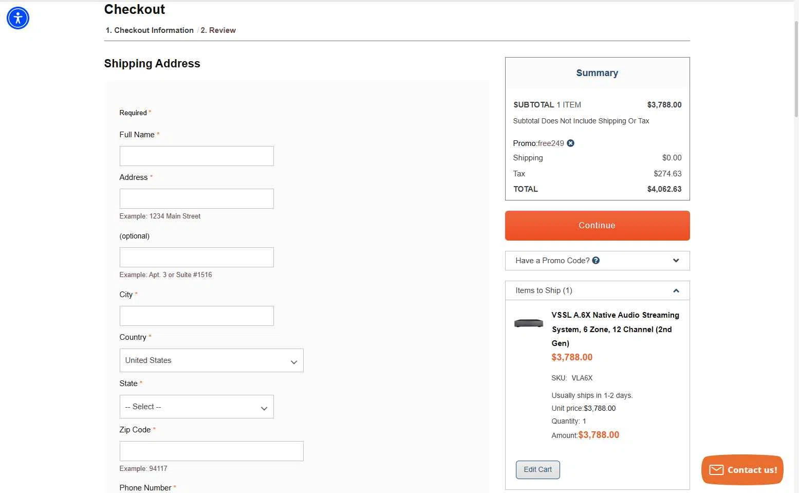 Home Controls checkout page showing Home Controls promo code box | Screenshot taken by SimplyCodes community member on Jun 8, 2025