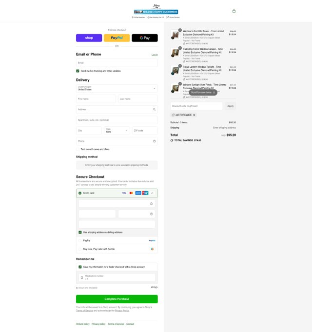 Home Craftology checkout page showing Home Craftology coupon code box | Screenshot taken by SimplyCodes community member on Sep 3, 2025