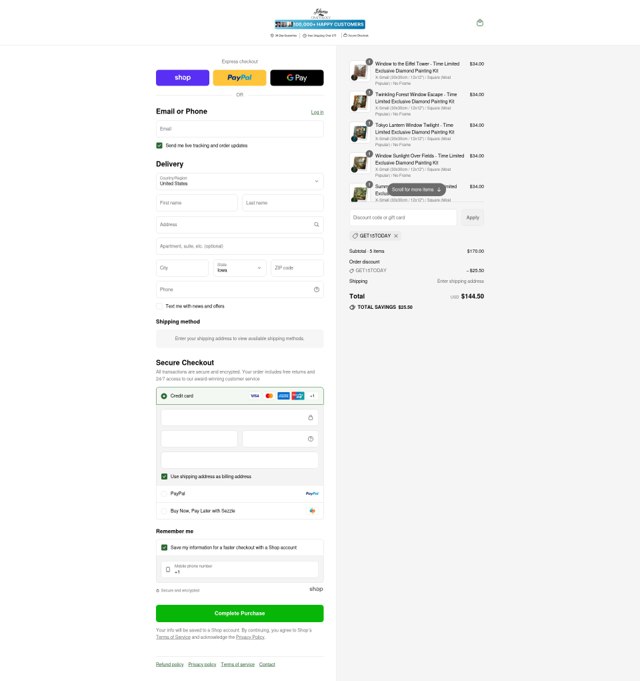 Home Craftology checkout page showing Home Craftology coupon code box | Screenshot taken by SimplyCodes community member on Sep 3, 2025