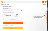 Home Depot coupon verification screenshot