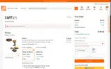 Home Depot coupon verification screenshot
