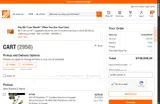 Home Depot coupon verification screenshot