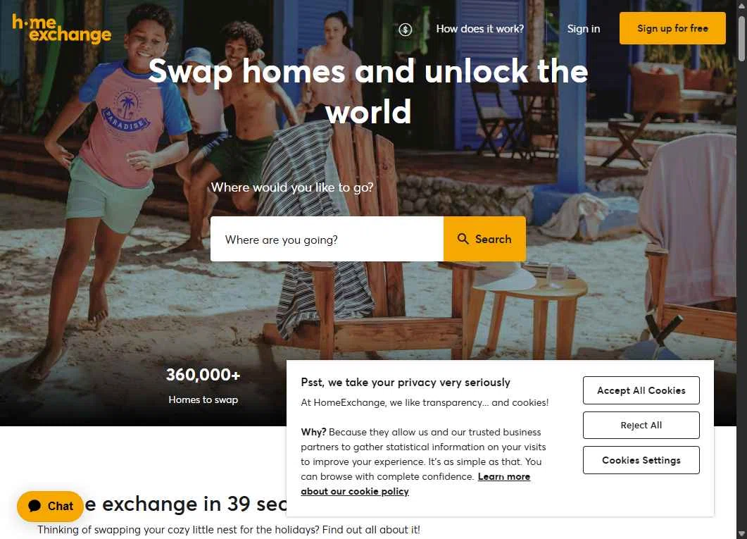 HomeExchange.com checkout page showing HomeExchange.com promo code box | Screenshot taken by SimplyCodes community member on Dec 24, 2025