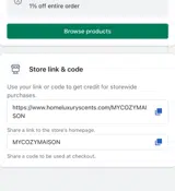 MYCOZYMAISON coupon verification screenshot
