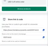CESTJULS coupon verification screenshot