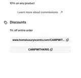 CAMPWITHKRIS coupon verification screenshot