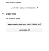 CESTJULS coupon verification screenshot
