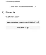 CHARLOTTE coupon verification screenshot