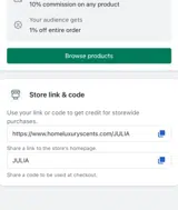 JULIA coupon verification screenshot