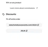 JULIA coupon verification screenshot