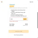 HQ5 coupon verification screenshot