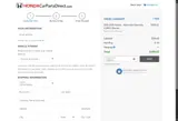Honda Car Parts Direct coupon verification screenshot