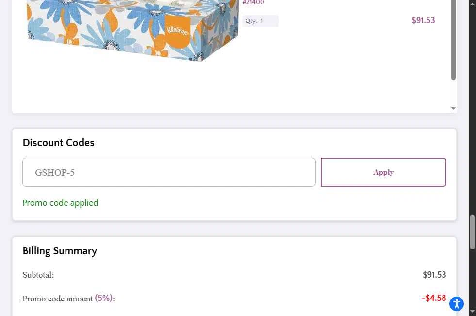 Honest Medical checkout page showing Honest Medical coupon code box | Screenshot taken by SimplyCodes community member on Dec 26, 2025